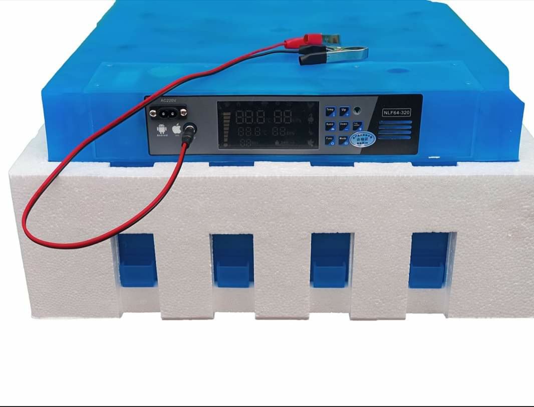 64 Egg Fully Automatic Solar/Electric Incubator and Hatcher AC/DC Full-Hatcher/Half-hatcher - Image 4