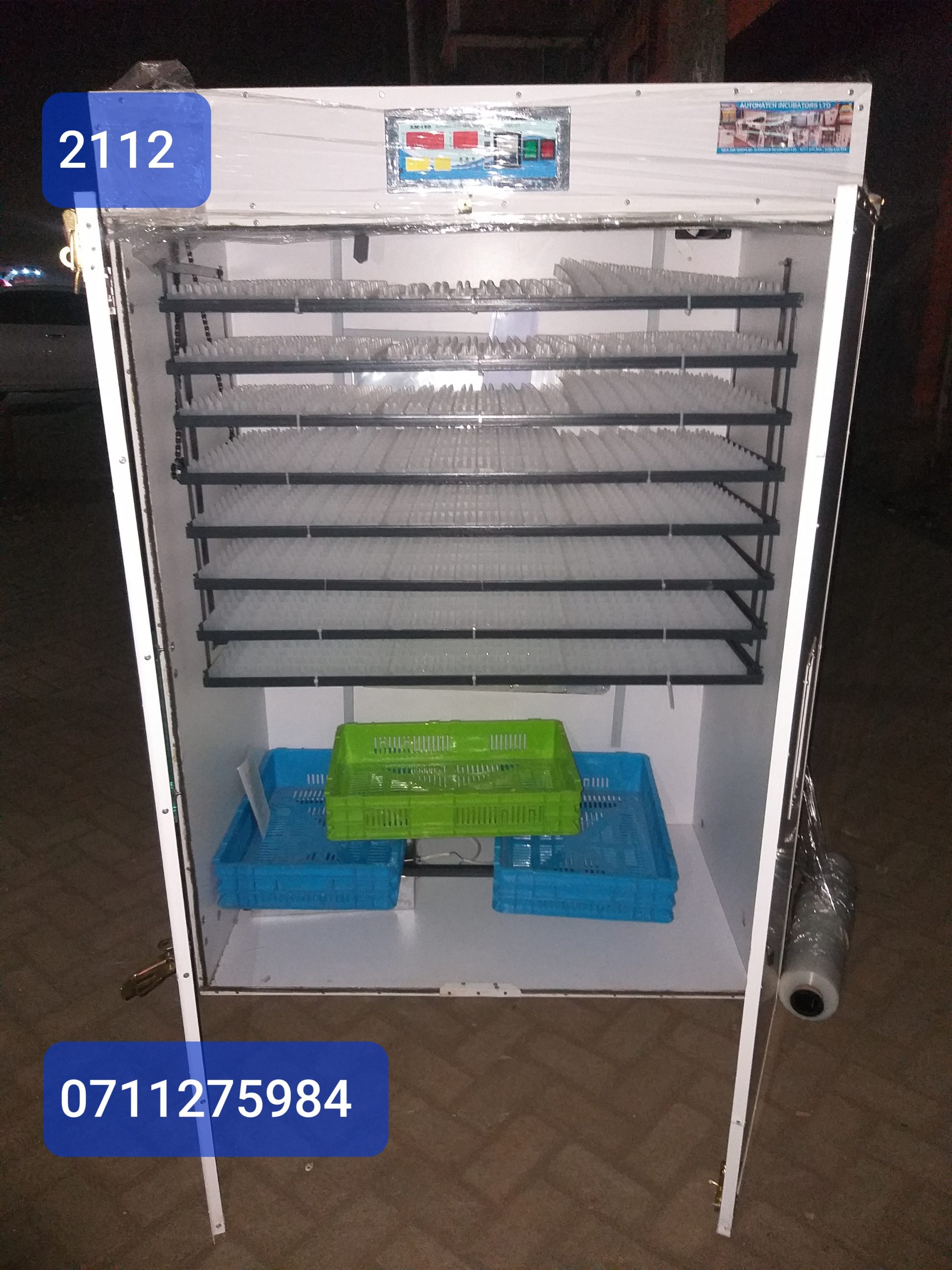 2112 Egg Fully Automatic Solar/Electric Incubator and Hatcher AC/DC Full-Hatcher/Half-hatcher - Image 2