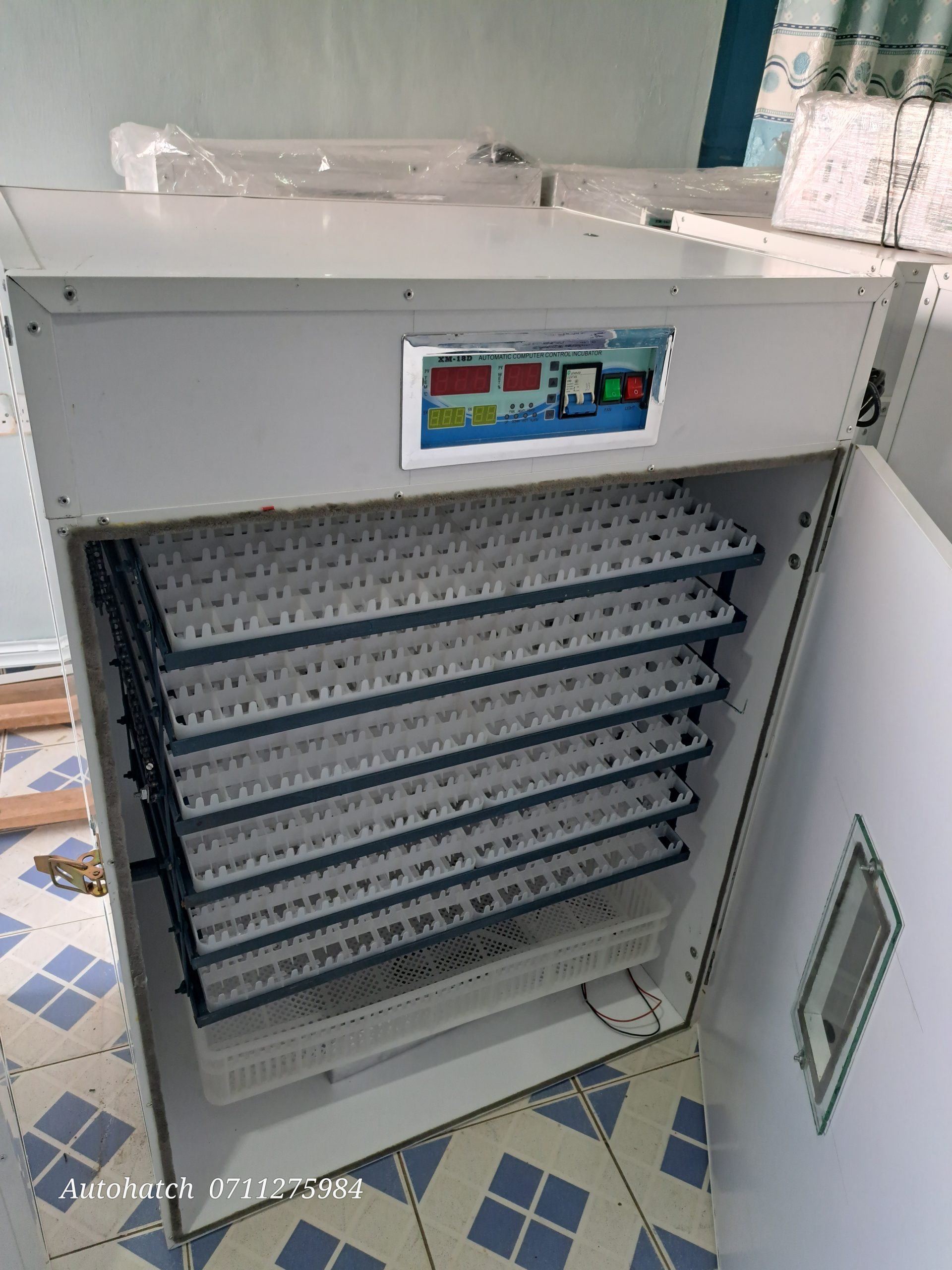 1056 Egg Fully Automatic Solar/Electric Incubator and Hatcher AC/DC Full-Hatcher/Half-hatcher - Image 4