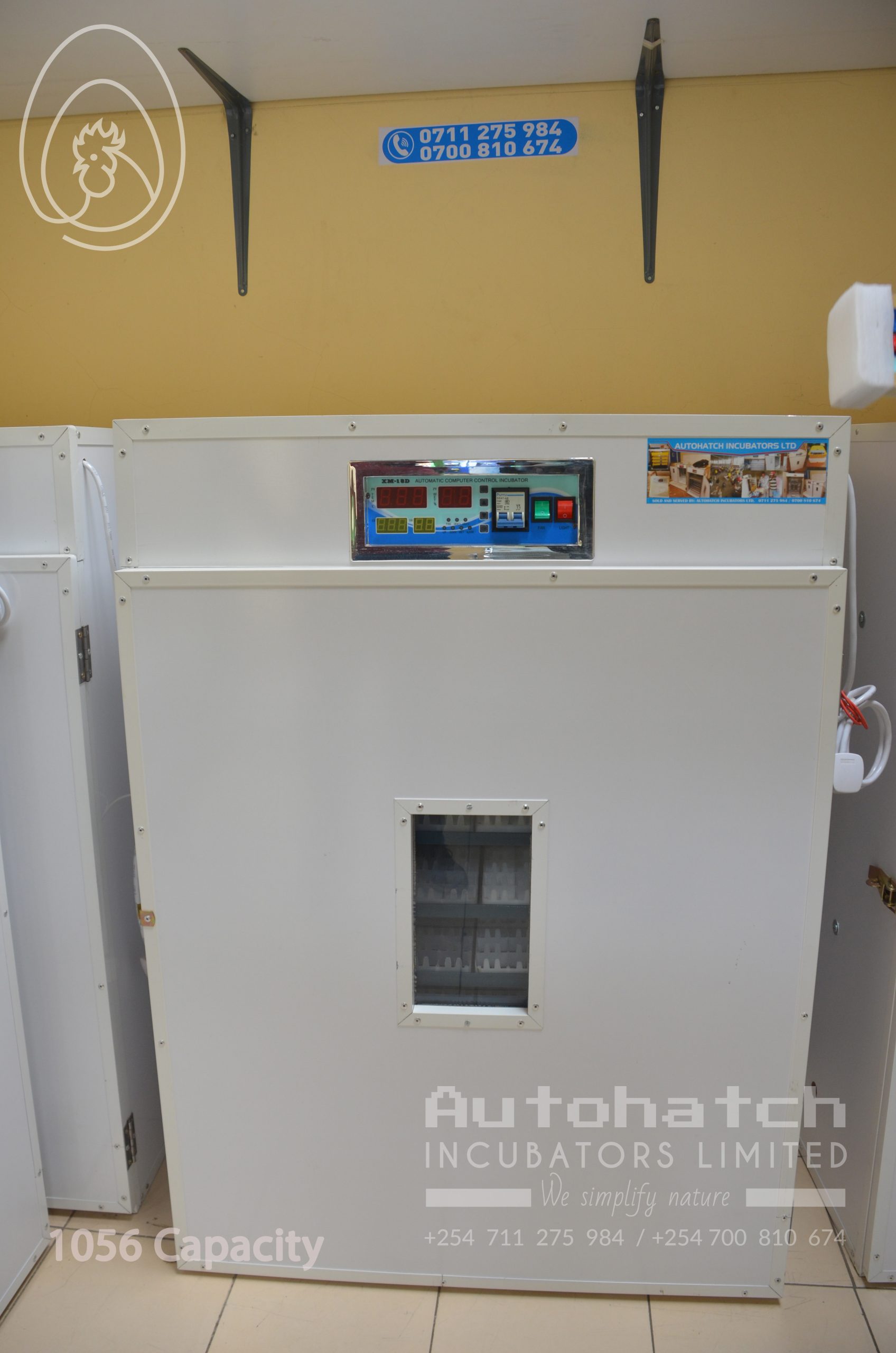 1056 Egg Fully Automatic Solar/Electric Incubator and Hatcher AC/DC Full-Hatcher/Half-hatcher - Image 5